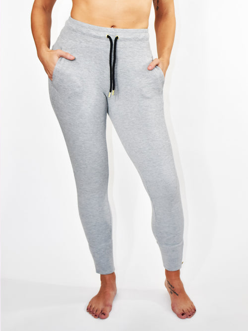 Ladies grey hot sale joggers